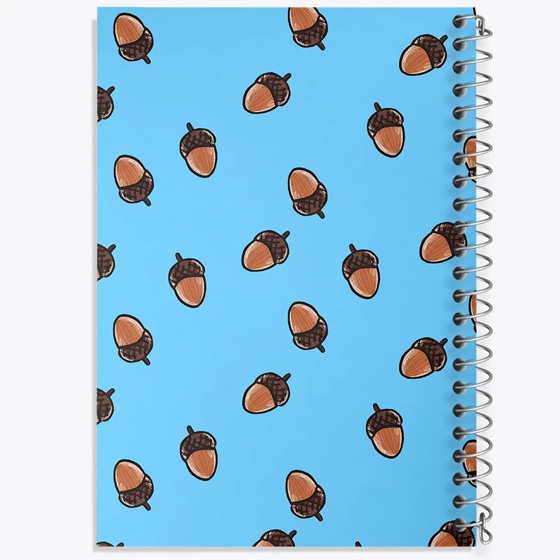 دفتر لیست خرید 50 برگ خندالو طرح پترن فندق کد N5410