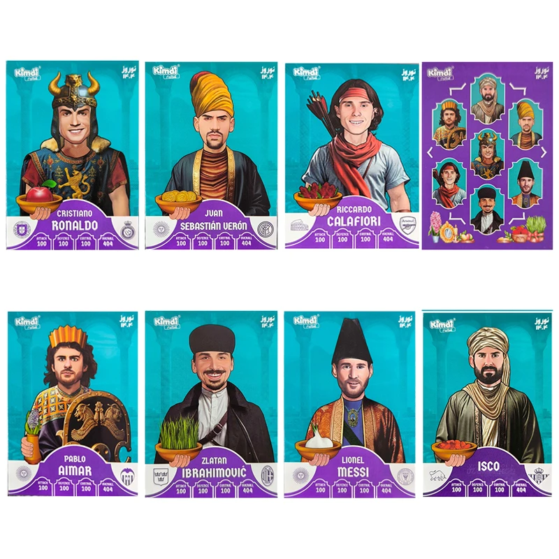 اسباب بازی زینتی کیمدی مدل نوروزی مجموعه 8 عددی