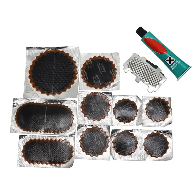 چسب و وصله پنچرگیری تیوپ سامکو مدل YP-T-12 مجموعه 12 عددی