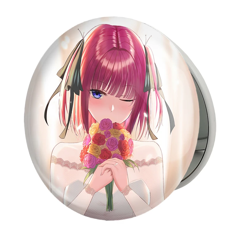 آینه جیبی خندالو طرح نینو انیمه پنج عروس مساوی مدل تاشو کد 32552