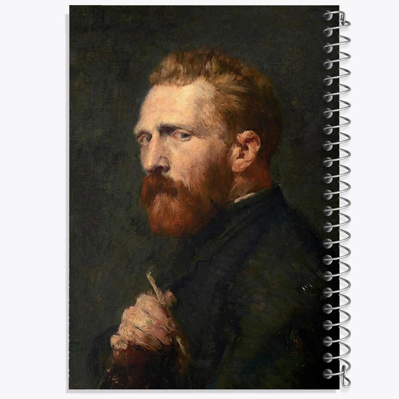 دفتر نت موسیقی 50 برگ خندالو مدل سلف پرتره ونسان ونگوگ کد 25446