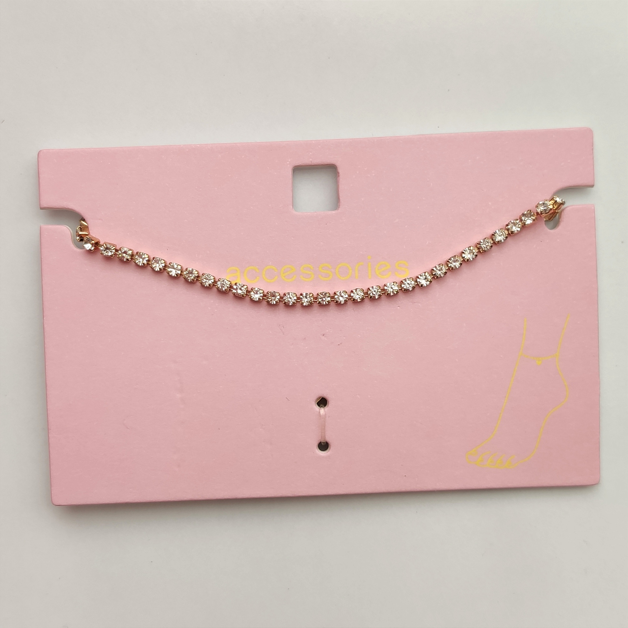 پابند زنانه اکسسورایز مدل نگین جواهری