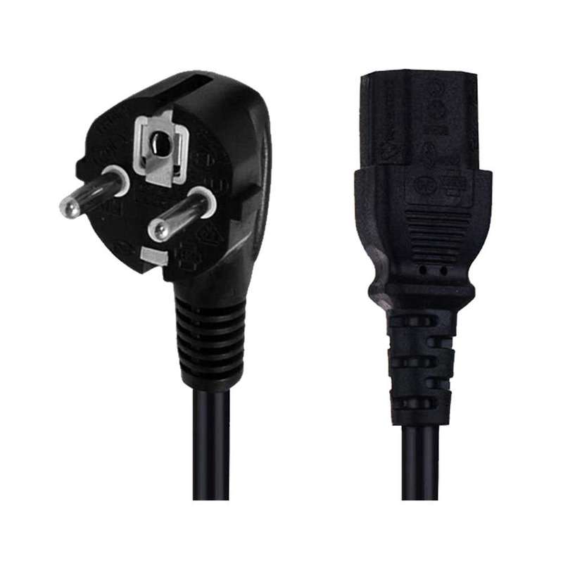 کابل برق سه پین منبع تغذیه کامپیوتر دی-نت مدل High-amp01 طول 1.5 متر