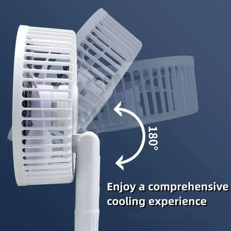 پنکه شارژی مدل Circulation Clamp Fan ظرفیت 1200 میلی آمپر ساعت در ارزانترین فروشگاه اینترنتی ایران ارزان