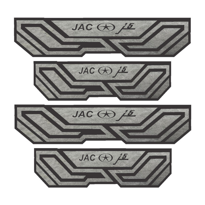 برچسب پارکابی خودرو شیپرس  کد SP022 مناسب برای جک J5 بسته 4 عددی