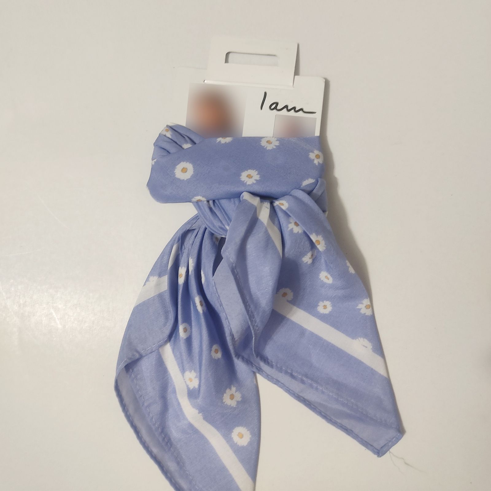 دستمال سر و گردن زنانه آی ام مدل مینی با گل های بهاری -  - 3