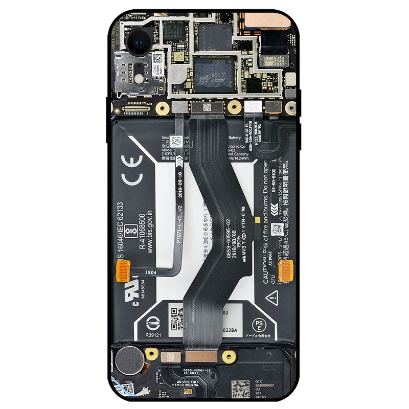 کاور مگافون طرح برد موبایل مدل 8004 مناسب برای گوشی موبایل اپل iPhone XR                