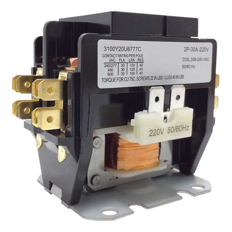 کنتاکتور تک فاز دو پل پروداکت مدل 3018