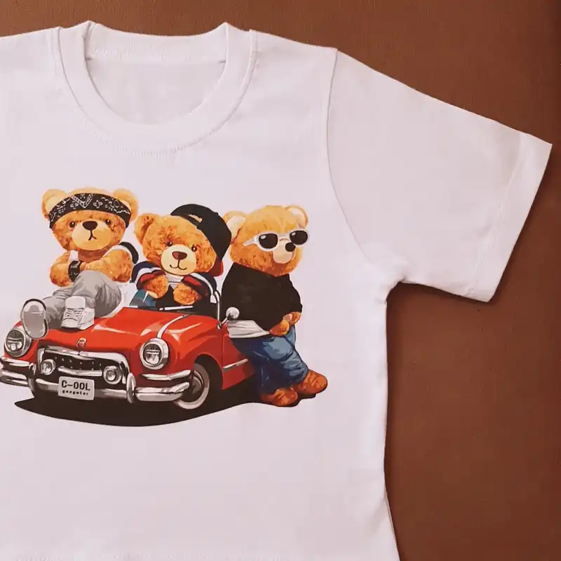 تی شرت آستین کوتاه بچگانه مدل f54