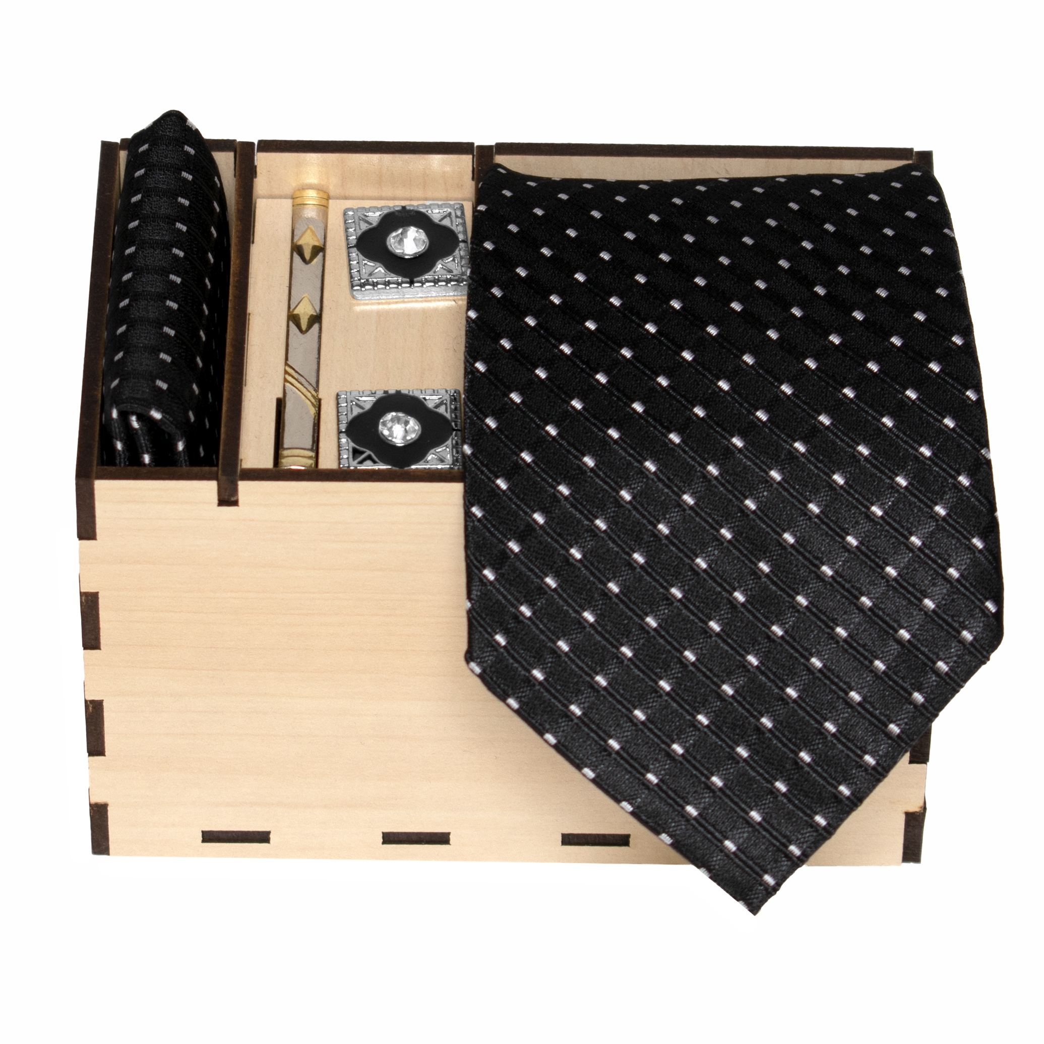 نقد و بررسی ست کراوات و دستمال جیب و دکمه سردست و گیره کراوات مردانه مدل 473 توسط خریداران