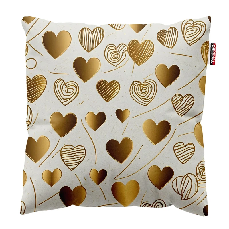 کوسن پاد آفرین طرح قلب سایز 30*30 سانتی متر