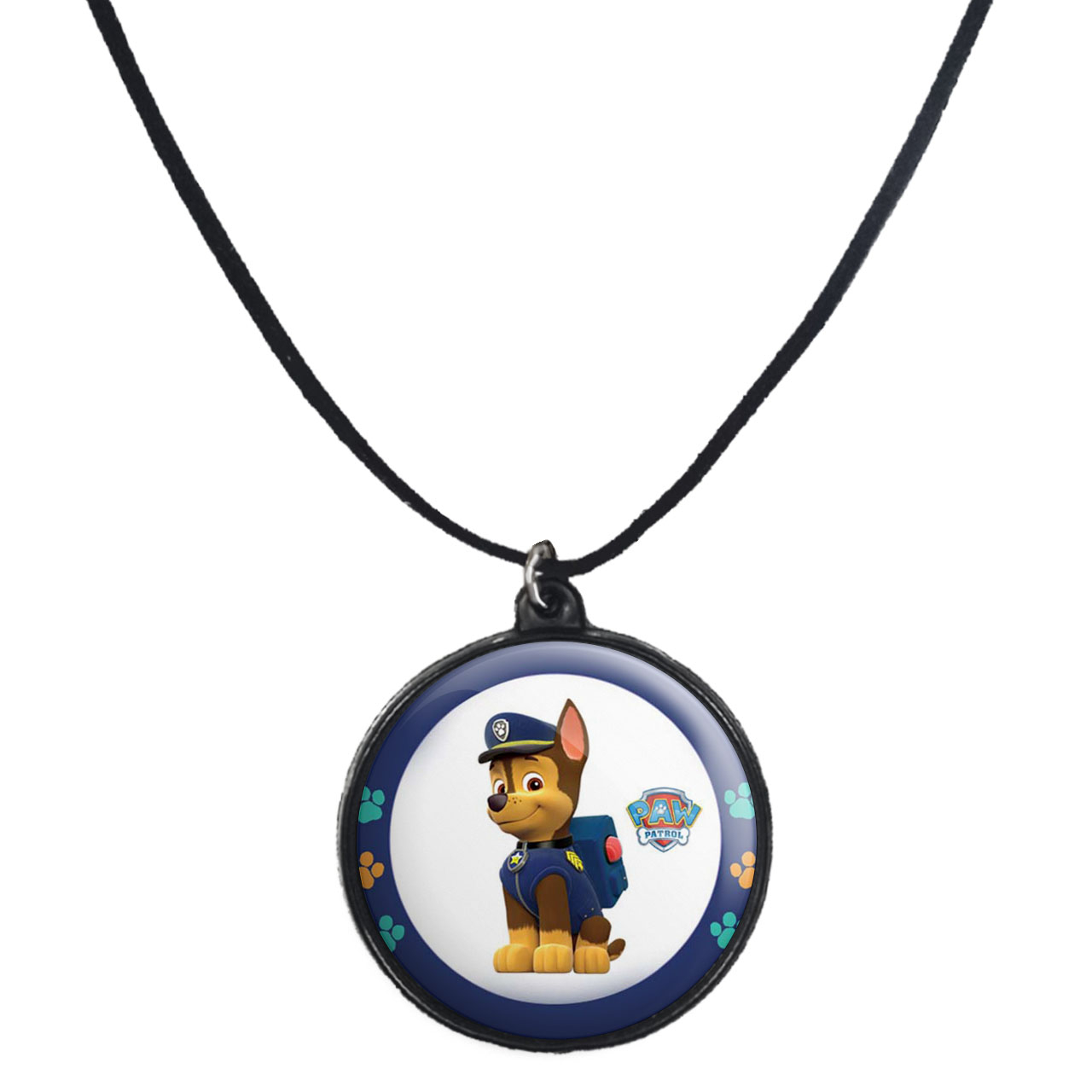 گردنبند پرمانه طرح سگ های نگهبان کد pmb.206 مدل دو طرفه