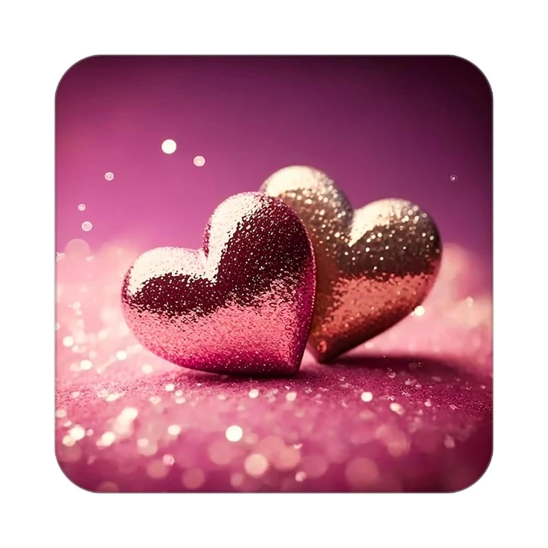 زیر لیوانی کاکتی مدل عاشقانه کد mp13821