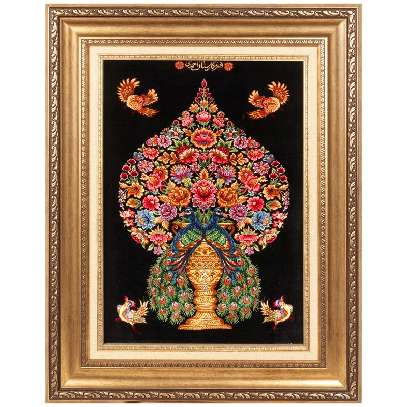 تابلو فرش دستباف سی پرشیا طرح گلدانی کد 904175