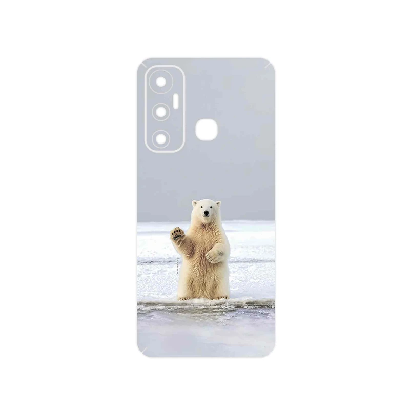 برچسب پوششی ماهوت مدل Polar_bear مناسب برای گوشی موبایل اینفینیکس Hot 11