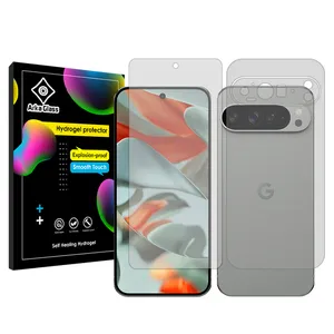 Arka Glass Tough model transparent screen protector suitable for Google Pixel 9 Pro XL mobile phone along with the back of the phone protector