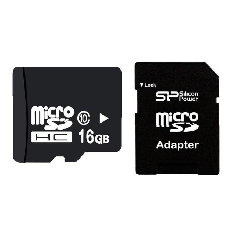 تصویر کارت حافظه microSDHC مدل DR2024BKVR کلاس 10 استاندارد HC ظرفیت 16 گیگابایت به همراه آداپتور SD