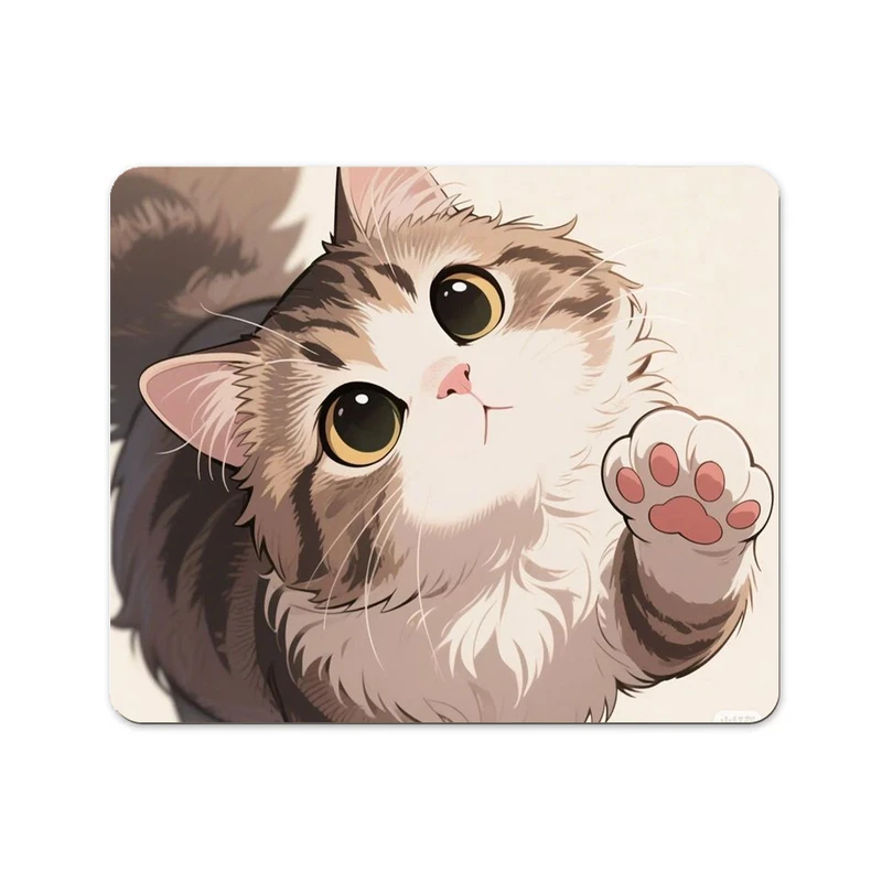 ماوس پد پاد آفرین مدل پیشی ناز خوشگل کد 664 سایز 24*19 سانتی متر