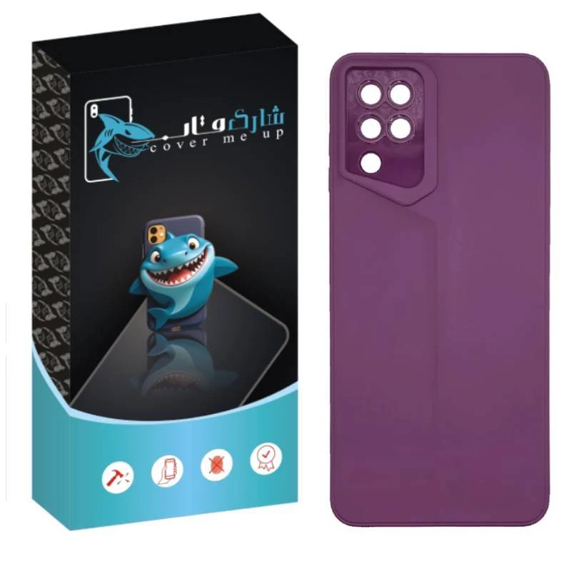 کاور شارک قاب مدل ارگونومی مناسب برای گوشی موبایل سامسونگ Galaxy A12 / M12