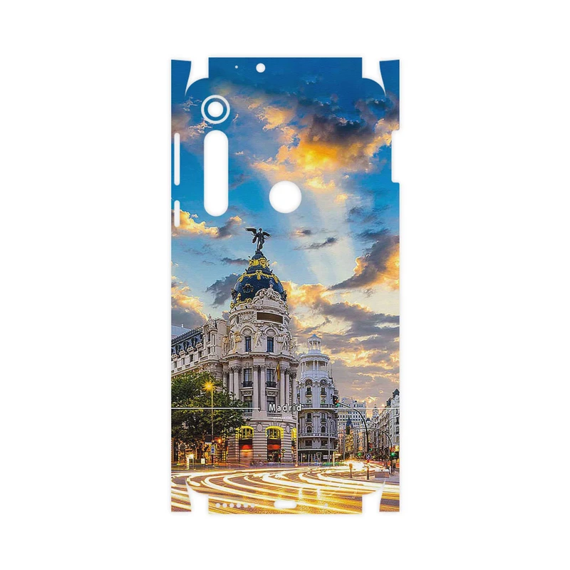برچسب پوششی ماهوت مدل City of Madrid-FullSkin مناسب برای گوشی موبایل موتورولا One Macro