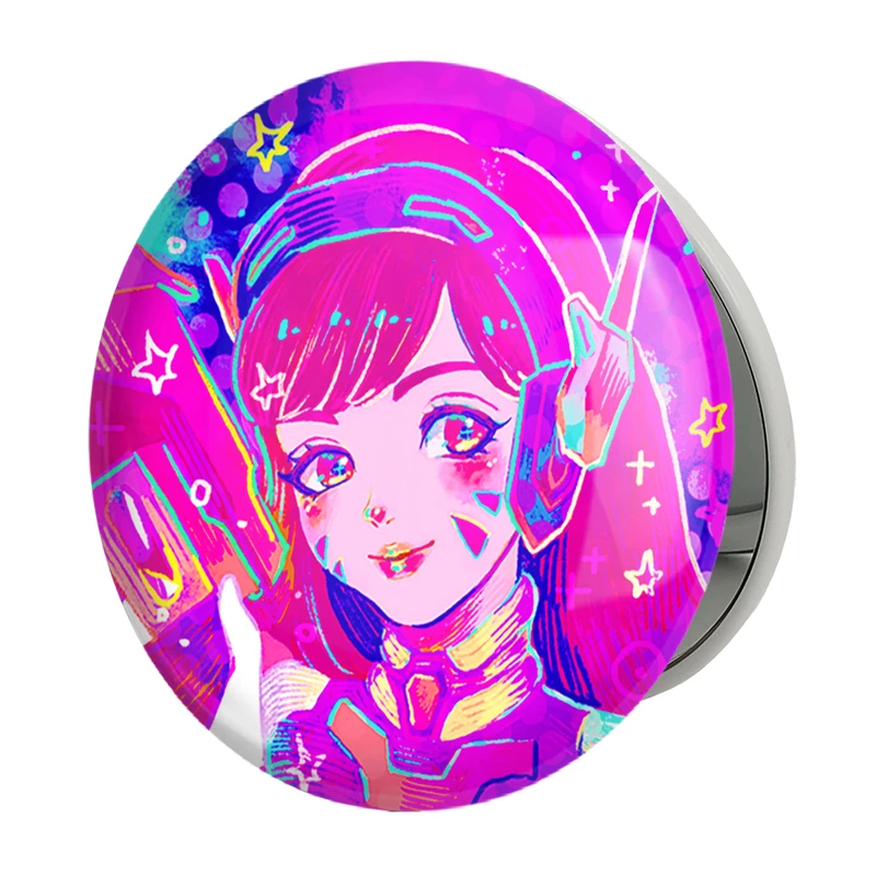 آینه جیبی خندالو طرح بازی اورواچ (Overwatch) مدل تاشو کد 31645