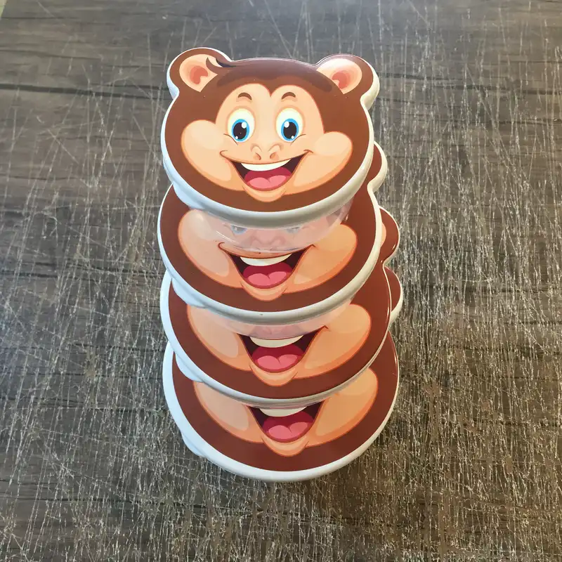 ظرف غذای کودک مدل 2118 مجموعه 4 عددی