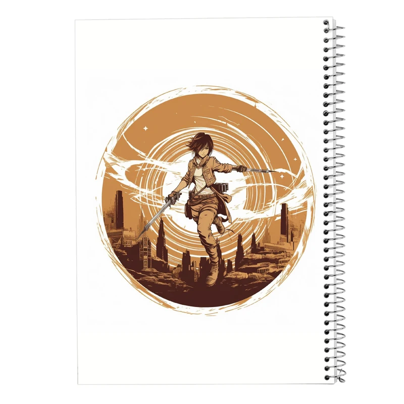 دفتر ژورنال نویسی 50 برگ مدوپد مدل نقطه ای طرح Attack on Titan کد DF10398