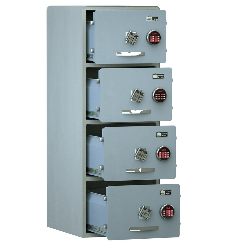 گاوصندوق الکترونیکی سدید مدل فایل 4 کشو 1400PROAC