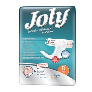 پوشینه بزرگسال جولی کد 01 سایز لارج بسته 8 عددی