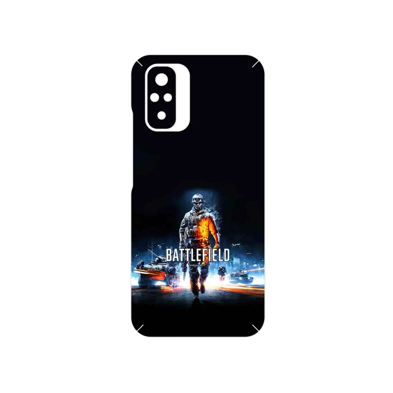 برچسب پوششی ماهوت مدل Battlefield Game Series مناسب برای گوشی موبایل شیائومی Redmi Note 10