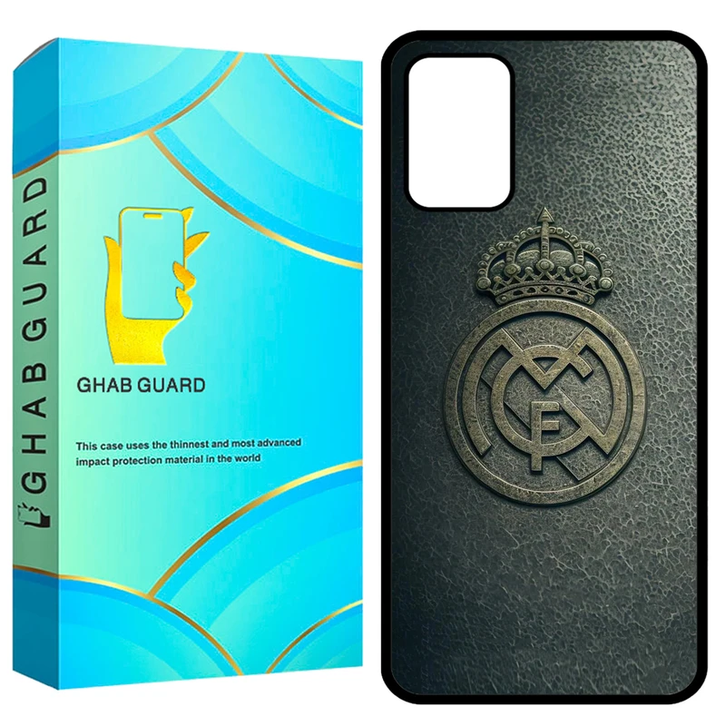 کاور قاب گارد طرح رئال مادرید مدل GCHPA324 مناسب برای گوشی موبایل سامسونگ Galaxy A32 4G 
