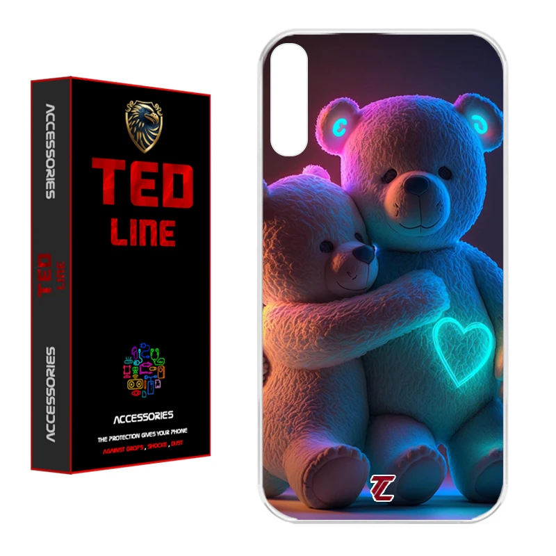 کاور تد لاین طرح خرس عاشق کد 1112 مناسب برای گوشی موبایل سامسونگ Galaxy A30S / A50S / A50