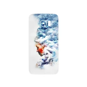 MAHOOT Women and the Cloud Digital Art Cover Sticker for Samsung Galaxy S7 Edge