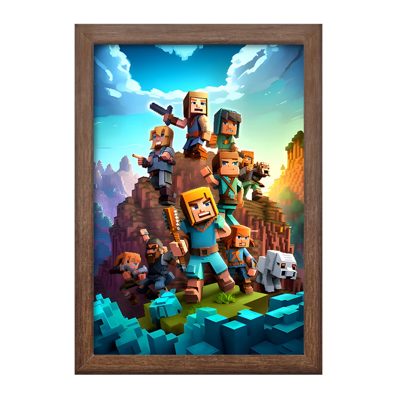 تابلو خندالو طرح ماینکرافت (Minecraft) کد F3516