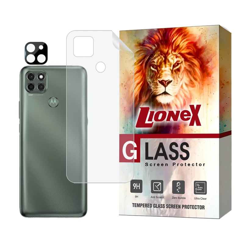 محافظ پشت گوشی لایونکس مدل MTBFULL مناسب برای گوشی موبایل موتورولا Moto G9 Power به همراه محافظ لنز