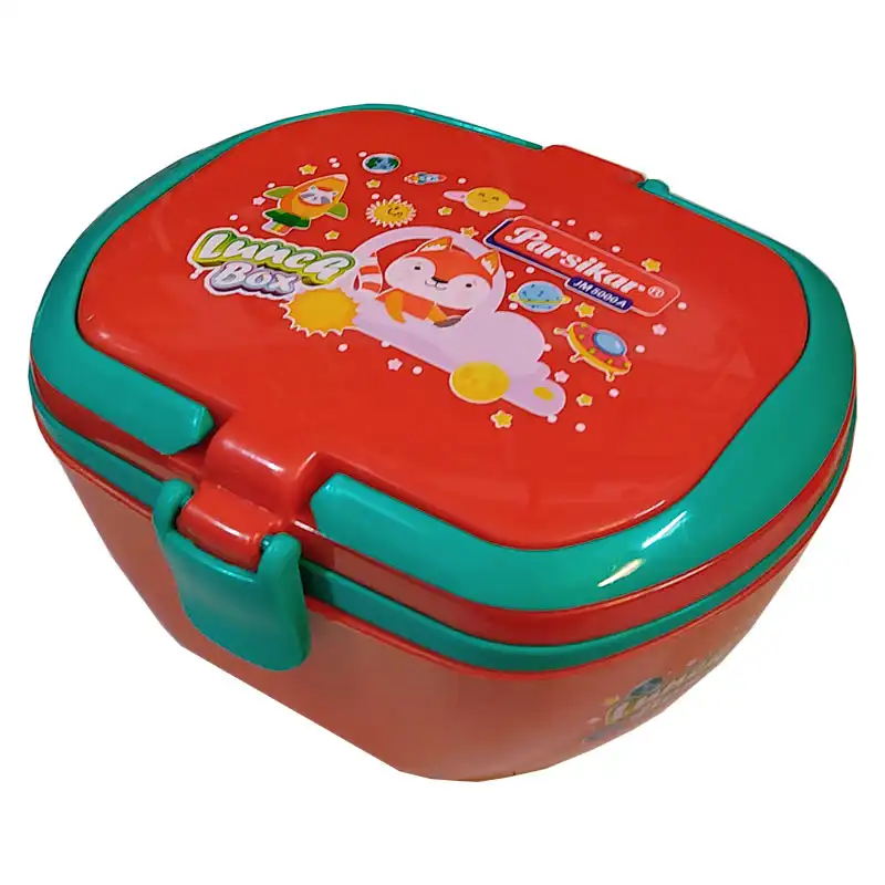 ظرف غذای کودک پارسیکار طرح راکون سوار ماشین کد JM5000A