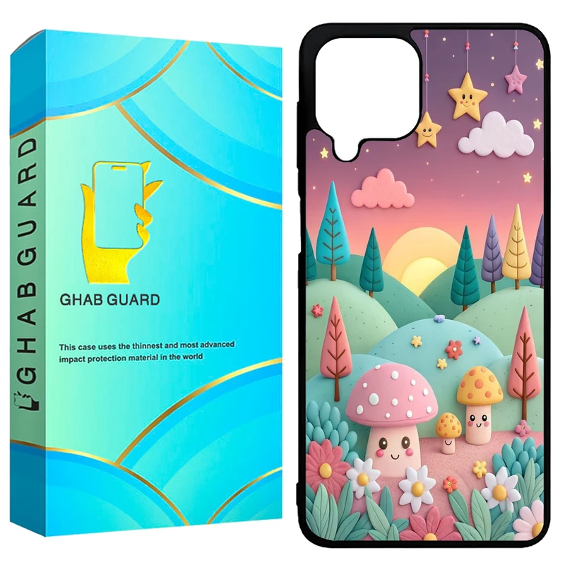 کاور قاب گارد طرح قارچی مدل GCHPA224 مناسب برای گوشی موبایل سامسونگ Galaxy A22 4G / M22 4G / M32 4G