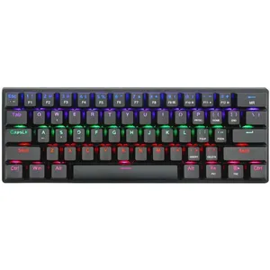 T-Dagger Arena T-TGK321 Gaming Keyboard, Mechanical Blue Switch, Tenkeyless, RGB Lighting