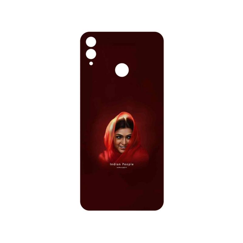 برچسب پوششی ماهوت مدل Portrait of an Indian Woman مناسب برای گوشی موبایل آنر 8X