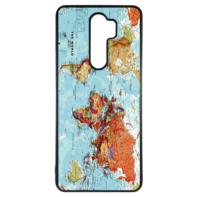 کاور طرح نقشه جهان کد 1146 مناسب برای گوشی موبایل شیائومی redmi note 8 pro