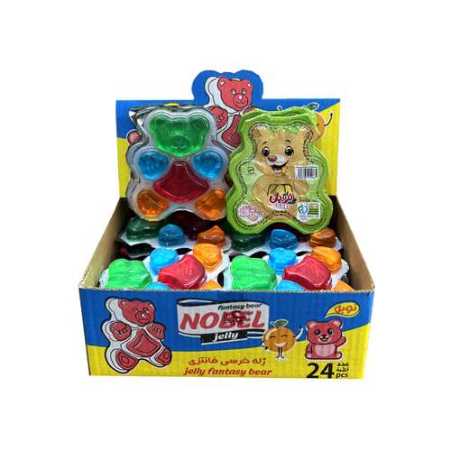 ژله آماده خرسی نوبل - 75 گرم بسته 24 عددی