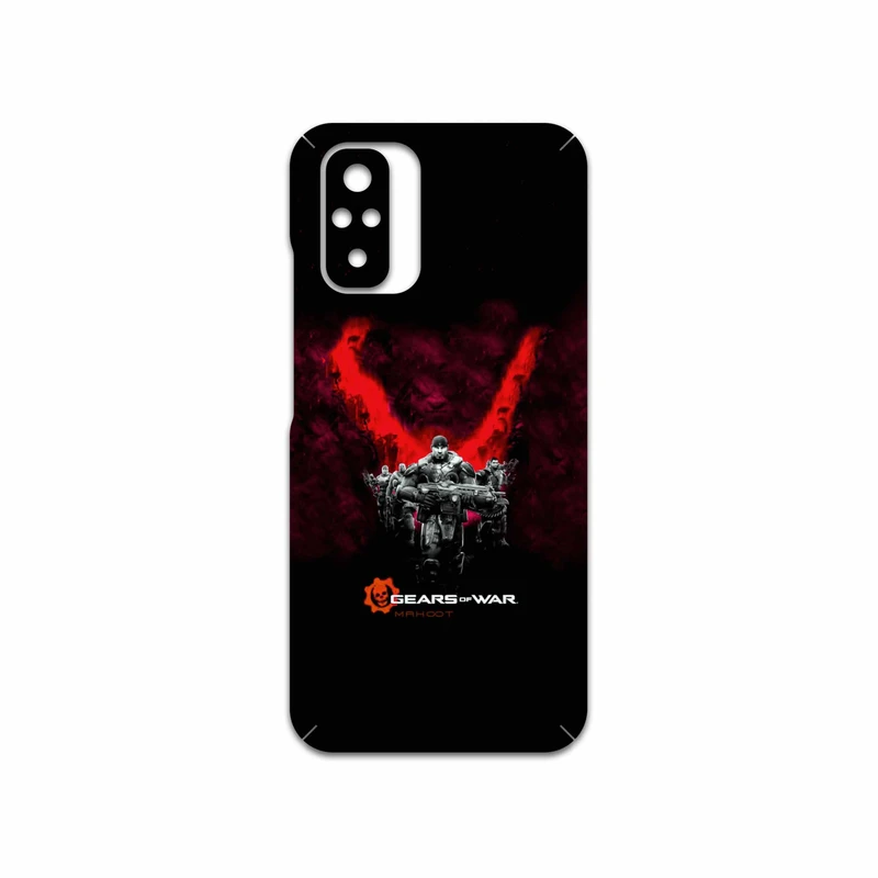 برچسب پوششی ماهوت مدل Gears-Of-War-Game مناسب برای گوشی موبایل شیائومی Redmi Note 10