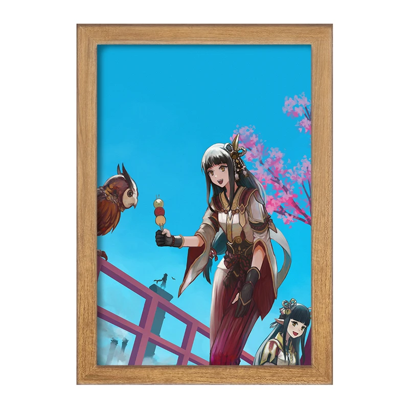 تابلو خندالو مدل بازی شکارچی هیولا (Monster Hunter) کد 33250