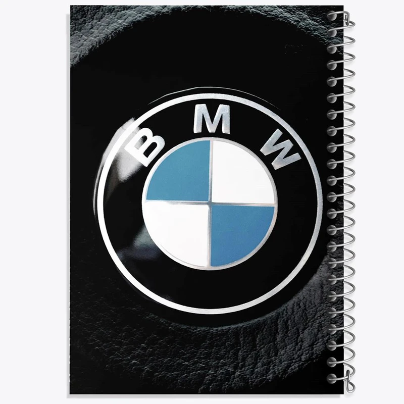 دفتر ژورنال نویسی 50 برگ خندالو مدل نقطه ای طرح بی ام دبلیو BMW کد 23633