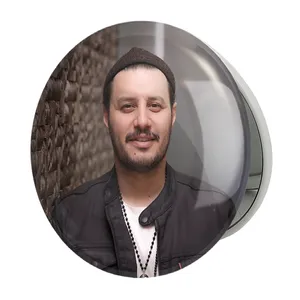 آینه جیبی خندالو طرح جواد عزتی مدل تاشو کد 6326 