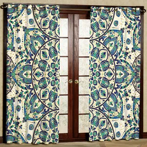 پرده مدل چاپی هازان پانچی کد 585 سایز 200x140 سانتی متر