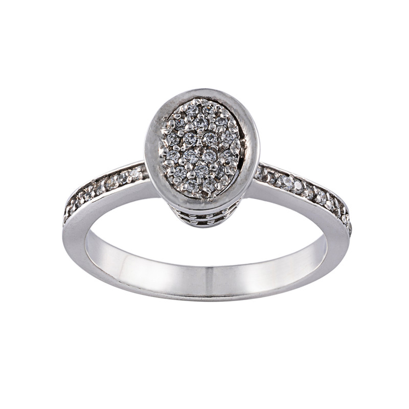 انگشتر طلا 18 عیار زنانه نیکان گلد مدل DDD 565 سایز 56