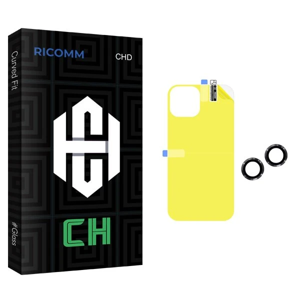 محافظ پشت گوشی ریکام مدل CH مناسب برای گوشی موبایل اپل iPhone 14  به همراه محافظ لنز گوشی