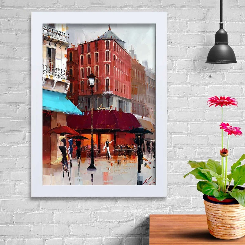 تابلو گالری استاربوی طرح شهر مدل هنری KL157