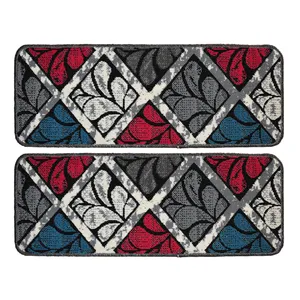 پادری مدل گلیم رو پله ای کد 109 سایز 80x40 سانتی متر بسته دو عددی